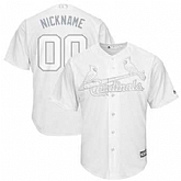 St. Louis Cardinals Majestic 2019 Players' Weekend Cool Base Roster Customized White Jersey,baseball caps,new era cap wholesale,wholesale hats